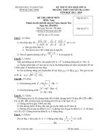 Đề thi chính thức kỳ thi tuyển sinh vào lớp 10 THPT môn toán trường THPT Chuyên Hạ Long tỉnh Quảng Ninh năm học 2013,2014