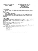 Đề kiểm tra định kỳ lần 1 môn GDCD lớp 7 năm 2015