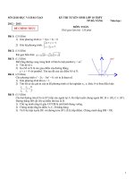 Đề tuyển sinh vào 10 môn toán năm 2012_ĐÀ NẴNG