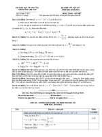 Đề kiểm tra học kỳ I lớp 12 năm 2014-2015 Thành phố Cần Thơ