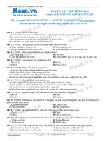 bài 3 Luyện tập về Nguyên phân
