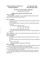 Đề học sinh giỏi môn sinh học lớp 9 tham khảo luyện thi  (4)