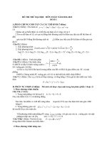 Đề thi thử Đại học cao đẳng năm 2013 môn Toán đề 1