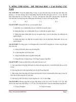 Tuyển tập đề thi sóng ánh sáng qua đề thi đại học, cao đẳng các năm