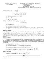 Đề thi thử vào lớp 10 môn Toán lần 4 năm học 2015-2016 trường THPT Chuyên Nguyễn Huệ, Hà Nội