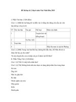 Đề thi học kì 2 lớp 6 môn Văn ninh hòa 2015