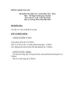 Đề thi kiểm tra học kỳ 1 môn mĩ thuật lớp 8 trường THCS phan bội châu 2012   2013