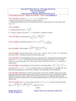 đề thi thử thpt quốc gia môn toán,đề số 33