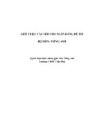 Đề thi thử THPT quốc gia môn Tiếng Anh 2015 số 24