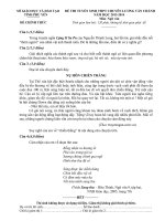 Đề thi tuyển sinh lớp 10 THPT Chuyên Lương Văn Chánh 2013-2014 môn văn (hệ số 1)