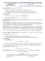 KỲ THI THỬ THPT QUỐC GIA LẦN 3 NĂM 2015