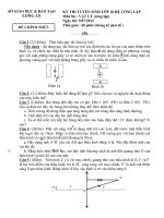Đề thi tuyển sinh lớp 10 tỉnh Long An năm học 2012 - 2013 môn Vật lý (Hệ công lập - Đề 2)