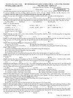 Đề thi thử đại học lần 4 năm 2014 môn Hóa trường THPT Chuyên ĐH Vinh, Nghệ An mã đề 132