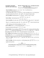 ĐỀ KSCL THI ĐẠI HỌC LẦN 1 NĂM HỌC 2014-2015 Môn TOÁN Khối A lớp 12