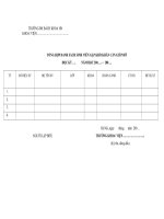 Mẫu danh sách sinh viên gặp khó khăn cần giúp đỡ (Trường ĐH Bách khoa Hà Nội)