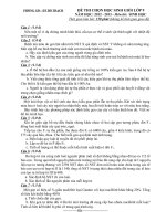 Đề thi học sinh giỏi tỉnh môn sinh lớp 9 các sở năm gần đây tham khảo bồi dưỡng học sinh (4)