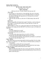 Đề thi và đáp án tham khảo môn sinh học lớp 9 bồi dưỡng 2015 (16)