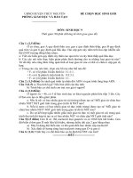 Đề và đáp án thi học sinh giỏi môn sinh học lớp 9 sưu tầm (11)