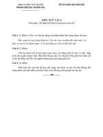 đề thi học sinh giỏi lớp 6 môn văn 6