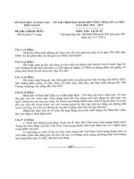 Đề thi học sinh giỏi lớp 12 THPT tỉnh Kiên Giang năm 2013 môn sử