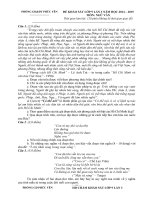 Đề thi thử vào lớp 10 môn Ngữ văn lần 3 năm 2015 Phòng GD-ĐT Phúc Yên, Vĩnh Phúc