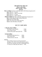 Đề kiểm tra học kì 2 thực hành môn âm nhạc 9 đề số 5