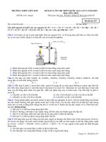 Đề thi thử THPT Quốc gia môn Sinh học lần 5 năm 2015 trường THPT Liễn Sơn, Vĩnh Phúc