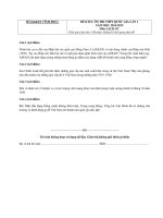 Đề thi thử Quốc gia lần 1 năm 2015 môn Lịch sử trường THPT Yên Lạc, Vĩnh Phúc