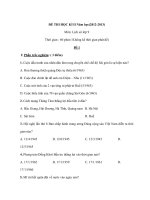 Đề thi HK2 lịch sử 9 (2012   2013)