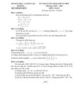 Đề thi tuyển sinh vào lớp 10 môn Toán năm học 2015-2016 Sở GD-ĐT TP Hồ Chí Minh