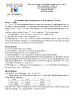 Đề thi Olympic trại hè Hùng Vương lần X năm 2014 - Khối 10 môn hóa