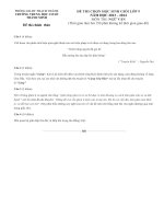 Đề thi học sinh giỏi lớp 9 THCS Thành Minh năm 2013 - 2014