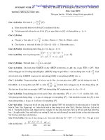 đề thi thử môn toán hay