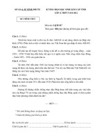 Đề thi học sinh giỏi lớp 12 THPT tỉnh Bình Phước năm 2012 - 2013 môn Sử