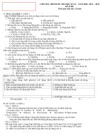 Tổng hợp đề ôn thi học kì 2 môn Hóa học lớp 12 năm học 2014 - 2015