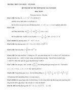 ĐỀ THI THỬ THPT 2015-THPT TÂN CHÂU