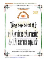Tuyển tập các đề thi thử THPT Quốc Gia năm 2015 môn Địa lý 1