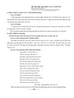 Đề thi thử Đại học cao đẳng năm 2013 môn Văn số 9