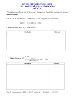 ĐỀ THI THỬ HSG MÁY TÍNH CASIO ĐỀ 3