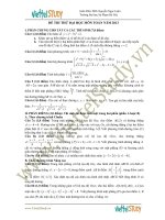 Đề thi thử đại học môn toán trường Đại Học Sư Phạm Hà Nội năm 2013