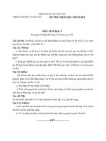 Đề và đáp án tham khảo  môn sinh học lớp 9 bồi dưỡng học sinh giỏi (18)