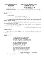 Đề thi tuyển sinh lớp 10 THPT tỉnh Đồng Tháp - Môn Ngữ Văn (năm học 2012 - 2013)