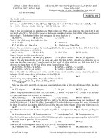 Đề thi thử THPT Quốc gia lần 2 năm 2015 môn Hóa học trường THPT Đồng Đậu, Vĩnh Phúc