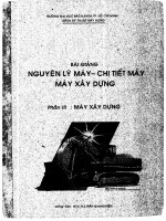 GIÁO TRÌNH MÁY XÂY DỰNG - TRẦN QUANG HIỀN