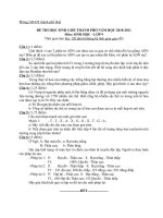 Đề thi sưu tập thi học sinh giỏi môn sinh lớp 9 tham khảo luyện thi (62)