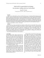 Proceedings VCM 2012 03 Thiết bị hỗ trợ người khiếm thị đi đường