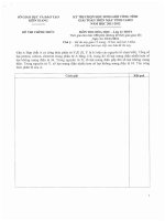 Đề thi học sinh giỏi giải toán Máy tính Casio lớp 12 tỉnh Kiên Giang năm học 2011 - 2012 môn hóa