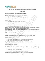 Đề Thi Thử Môn Toán Tốt Nghiệp Trung Học Phổ Thông Năm 2014