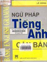 Ngữ pháp tiếng anh căn bản