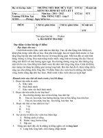 ĐỀ KIỂM TRA GIỮA HKI. MÔN TIẾNG VIỆT LỚP 5